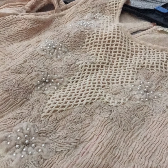 Zara girls embroidered/beaded dress - Picture 5 of 5